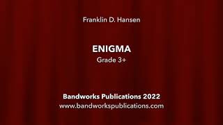 ENIGMA by Franklin D. Hansen (Bandworks Publications, 2022)