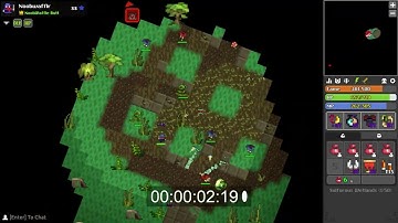 (Rotmg testing WR) Sulfurous Wetlands 1:36 Solo + Death Montage