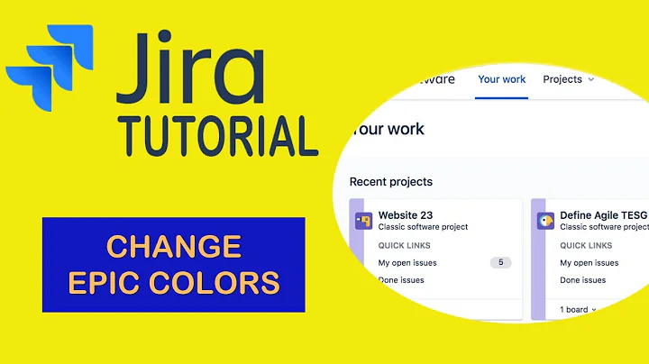 Change EPIC Color - JIRA TUTORIAL 2022
