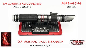 Lost Acolyte Neopixel Lightsaber with Proffie v3-Greeblie Overload Chassis- Tierfon Orbital Install