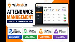 Attendance Management | EduBook Smart School ERP | Student, Teacher & Staff Attendance Setup