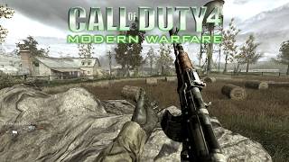 COD4 Suppressed AK-47 Gameplay | Overgrown