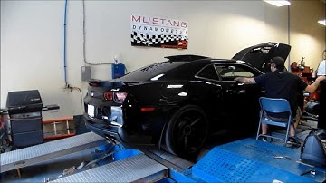 2013 ZL1 on the dyno after Pulleys and Headers at Tune Time Performance
