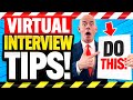 VIRTUAL JOB INTERVIEWS! )How to PREPARE for a VIRTUAL ONLINE INTERVIEW Tips, Questions &amp; ANSWERS!)