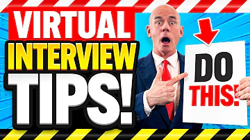 VIRTUAL JOB INTERVIEWS! )How to PREPARE for a VIRTUAL ONLINE INTERVIEW Tips, Questions & ANSWERS!)