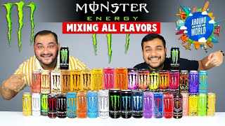 Mixing Monster Energy All Flavors | Energy Drink Challenge | Viwa Food World screenshot 5