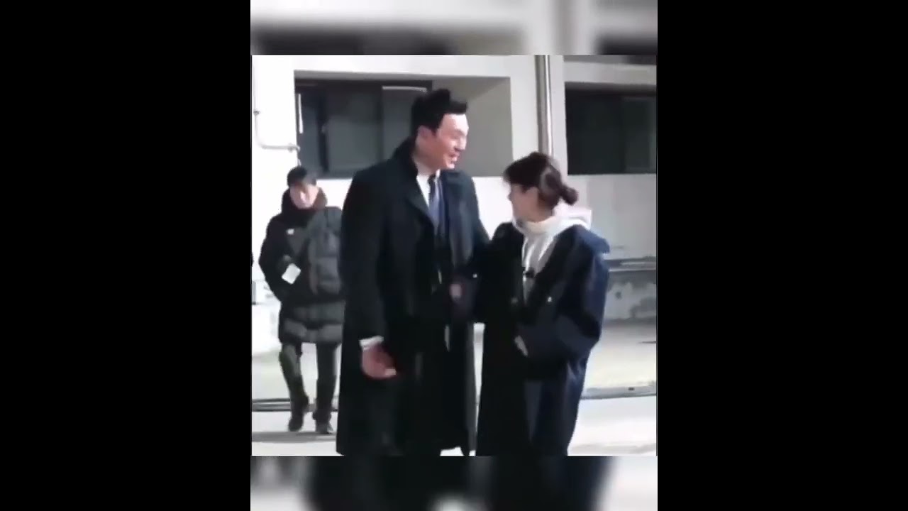 IU with her Caring Bodyguard 'Mr. Park' 🥰 