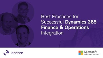 Best Practices for Successful Dynamics 365 Finance & Operations Integrations