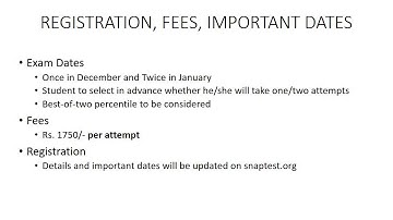 SNAP 2020 Notification Out - Exam pattern, Dates, Registration