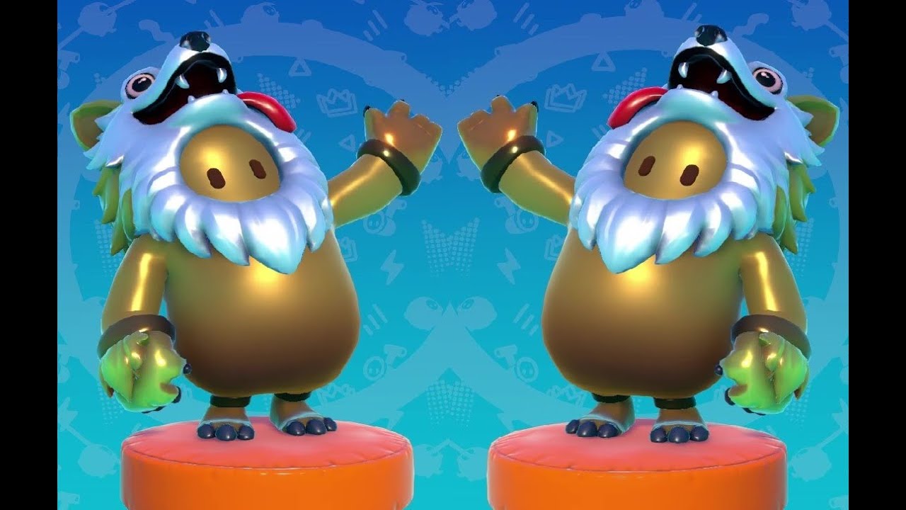 Fall Guys - Unlocking the GOLDEN WOLF!