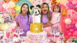 FIZEMOS UMA FESTA DE ANIVERSÁRIO DA MINNIE PARA ELOAH !