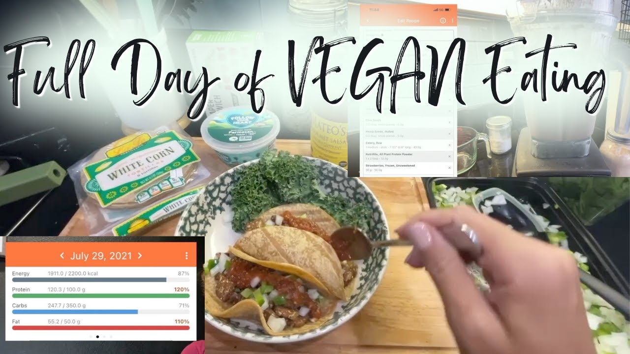 WHAT I EAT IN A DAY // Vegan Weight-Loss + Cronometer Calorie Breakdown