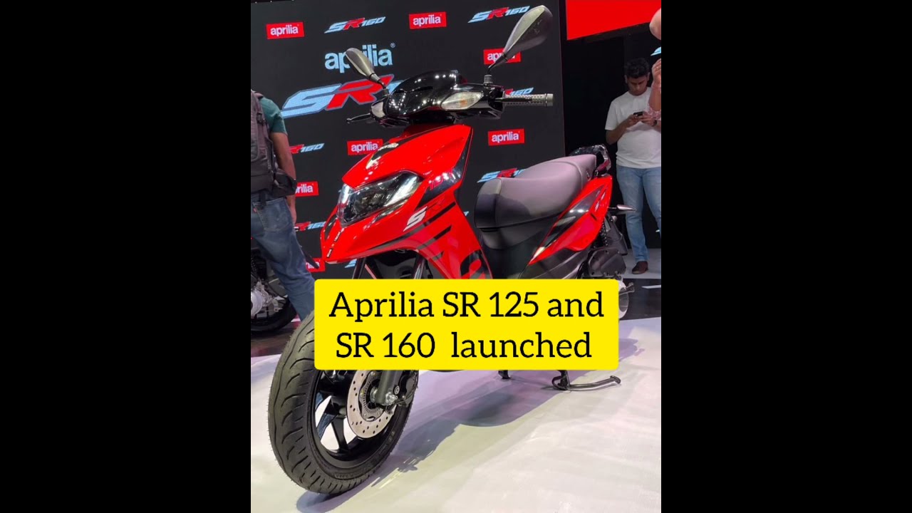 Aprilia SR 125  and SR 160 Launched in India