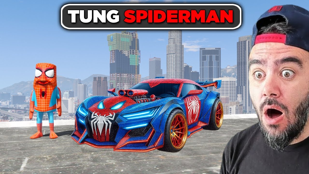 TUNG TUNG SPIDERMAN ARABASINI KAÇIRDIM - GTA 5 MODS