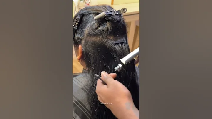 Permanent 6d Hair Extension | Lammy Salon |☎️7010894135 #shorts #hairextensions  #permanent #chennai