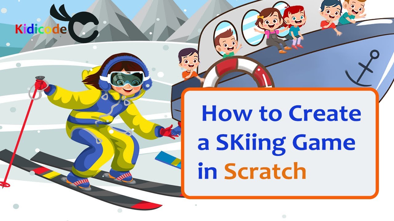 How to Create a Skiing Game in Scratch 