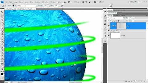 [HD] 3D Spiral Light Beams: Photoshop Tutorial