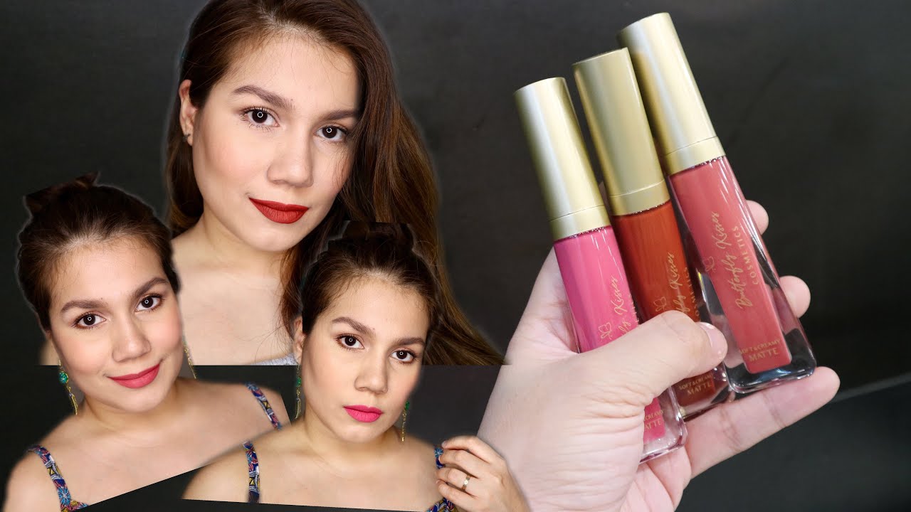 Butterfly Kisses Soft & Creamy Matte Liquid Lipstick REVIEW & SWATCHES