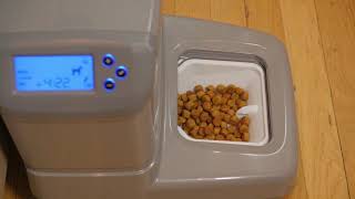 PortionPro Rx Automatic Pet Feeder Food Dispenser for Cats and Dogs  Demonstration