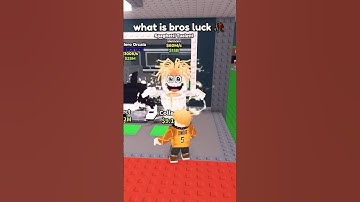 What is bros luck? 🤑💀 Steal a Brainrot ROBLOX #shorts
