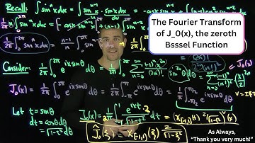 Fourier Transform of Bessel Function of Order Zero