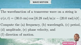1 Equation = 6 Answers ! 99% will fail this WAVE EQUATION