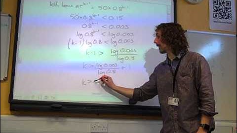 C2 Geometric Series OCR May 2014 q8