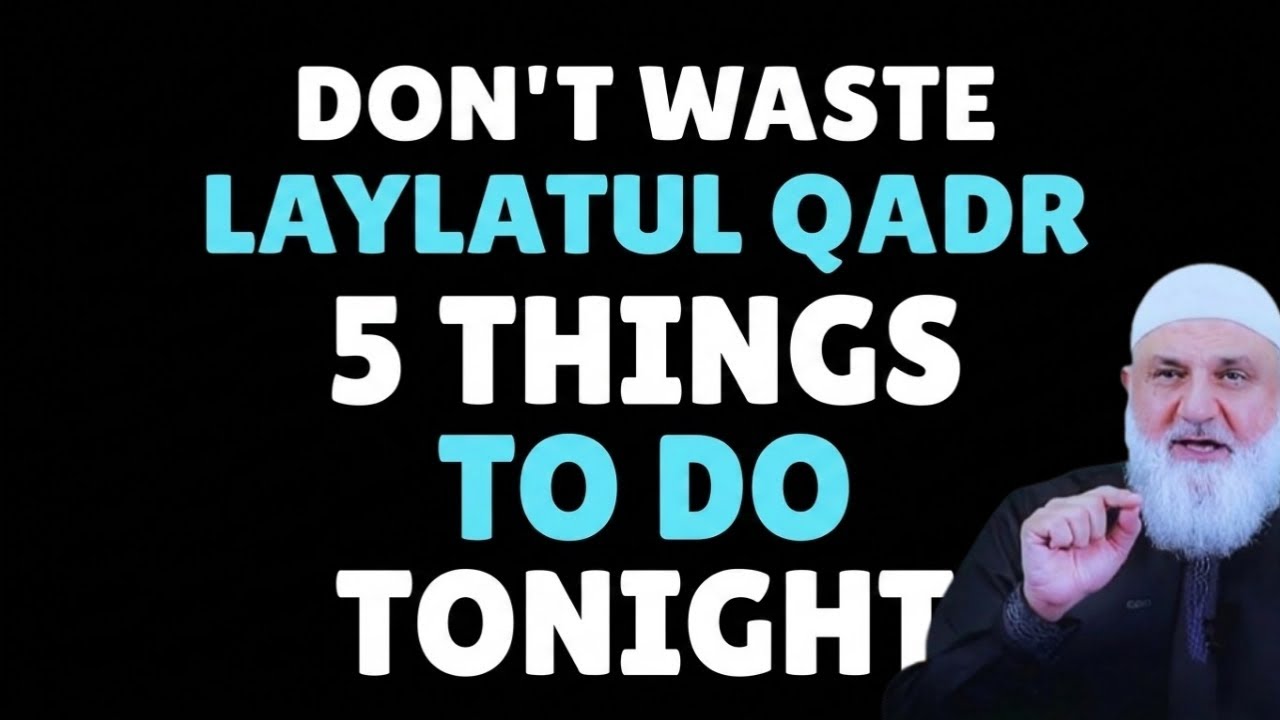 DO THIS TO CATCH LAYLATUL QADR (POWERFUL REMINDER) | Ustadh Mohamad Baajour