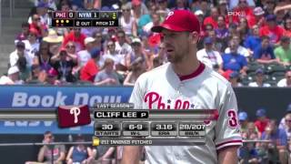 Mets 3 HRs against Cliff Lee 07/21/2013
