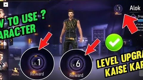 HowTo Upgrade Character Level! Character kaLevel Kaise Badhaye Ff! After Ob39 Update