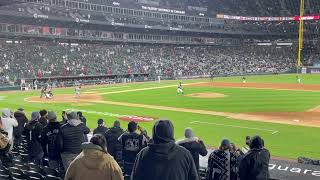 Carlos Rodón - No Hitter (last out) - Guaranteed Rate Field 4/14/21 - Freezing cold!