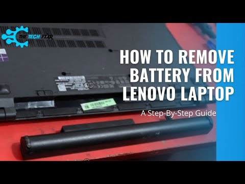 How To Remove Lenovo Laptop Battery- Easy Process Works For All Models! -  YouTube