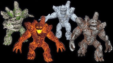 3D Game Ready Character - Stone Golem UE4