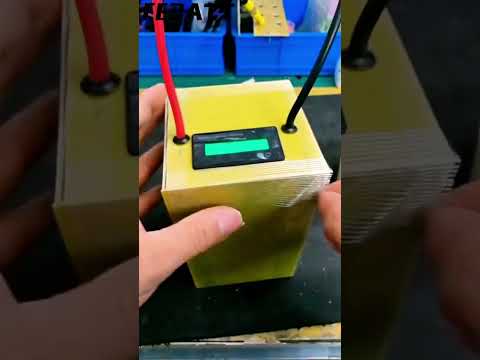 EVE brand 22Ah assemble 12V 50Ah lithium battery pack #battery #diy #lithiumbattery #assemble