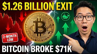 Bitcoin Just Broke $71K Overnight — And a $1.26 Billion Whale Just Ran for the Exit