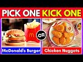Pick one kick one junk food edition   food challenge  guessers