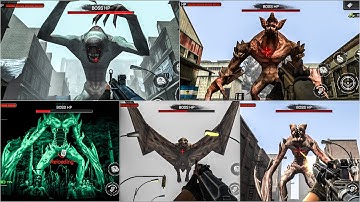 All Bosses - Zombie Hunter D Day 2