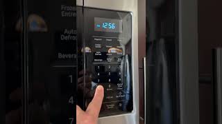 30 Second Quick Explainer: Setting the Clock on a Samsung Microwave