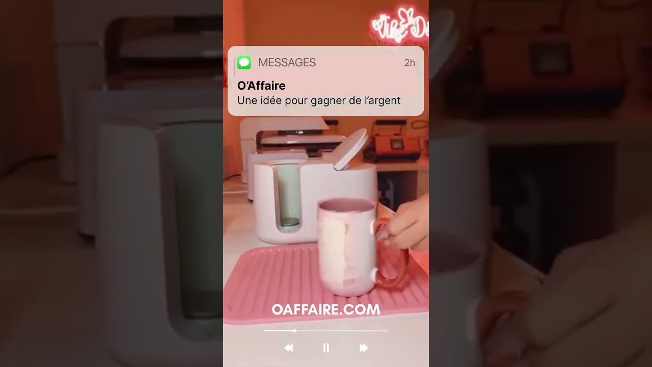 Machine d’impression pour personnaliser les tasses automatique