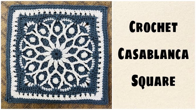 Mandala Crochet Square Easy Tutorial & Pattern - JSPCREATE