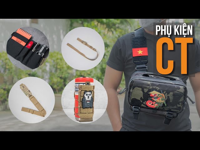 Bộ sưu tập PHỤ KIỆN "Hút máu" cho Balo và Túi đeo của Chuyentactical.com