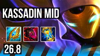 KASSADIN vs ZED (MID) | TR Challenger | 26.8
