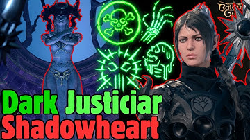 DARK JUSTICIAR SHADOWHEART Death Cleric Build - Baldur