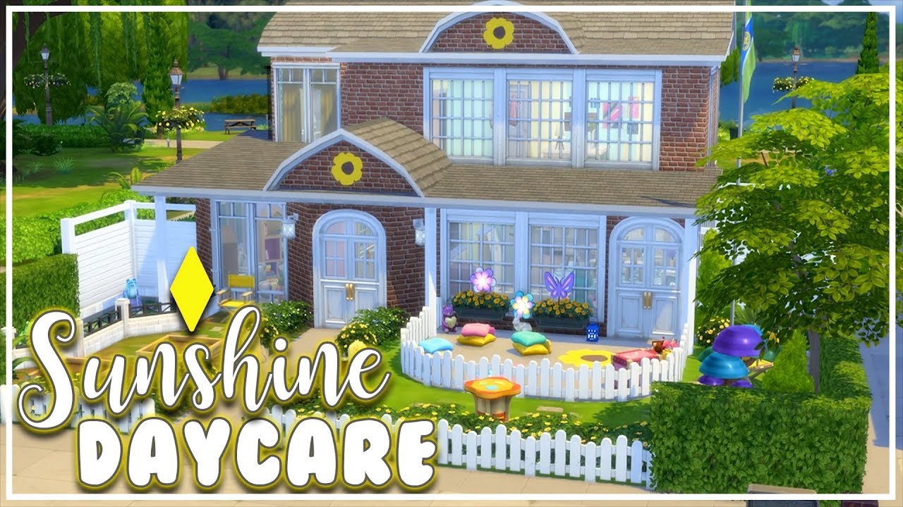 Sunshine Daycare ☀️ The Sims 4 Speed Build ☀️ No Cc Youtube