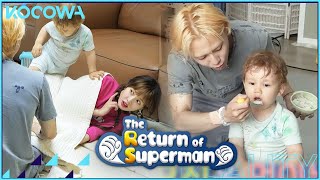 Dawn takes the best care of Zen...and it's so cute!😊 l The Return of Superman Ep 446 [ENG SUB]