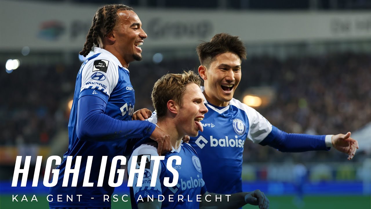 HIGHLIGHTS: KAA Gent - RSC Anderlecht