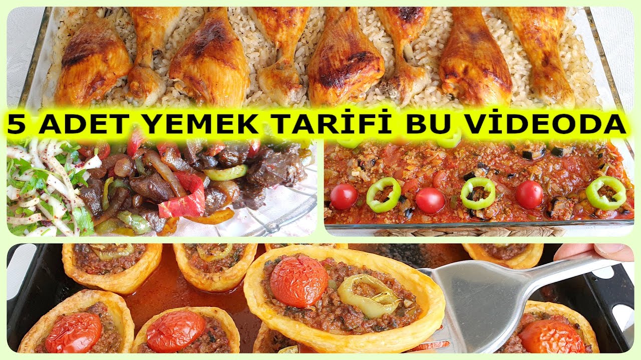 5 ADET YEMEK TARİFİ 3 BÖLÜM – MUHTEŞEM YEMEKLER BURADA