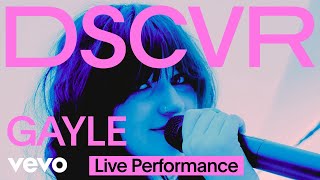 GAYLE - sleeping with my friends (Live) | Vevo DSCVR