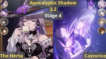 Apocalyptic Shadow 3.2 | The Herta E0S1 & Castorice E0S1 | Honkai Star Rail 3.2