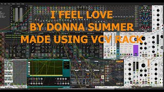 Video thumbnail of "I Feel Love By Donna Summer (Cover) Made In VCV Rack."